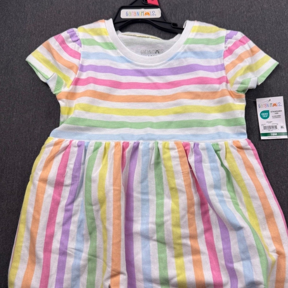 Garanimals Carter's 18M Baby Girl Clothes Bundle Dress Bodysuit Bloomers Set - Picture 2 of 9